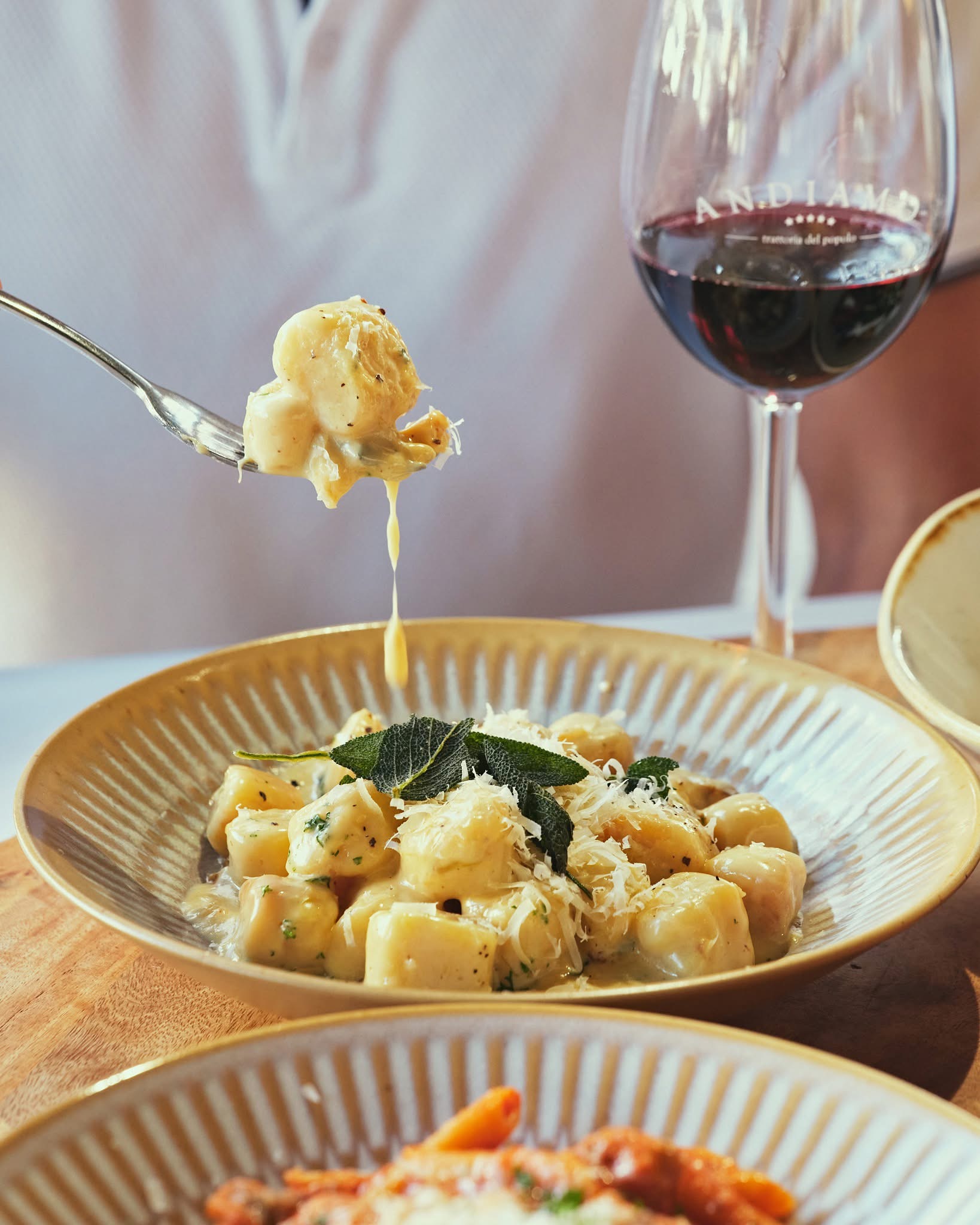 Handmade gnocchi - Italian comfort food at Andiamo Trattoria