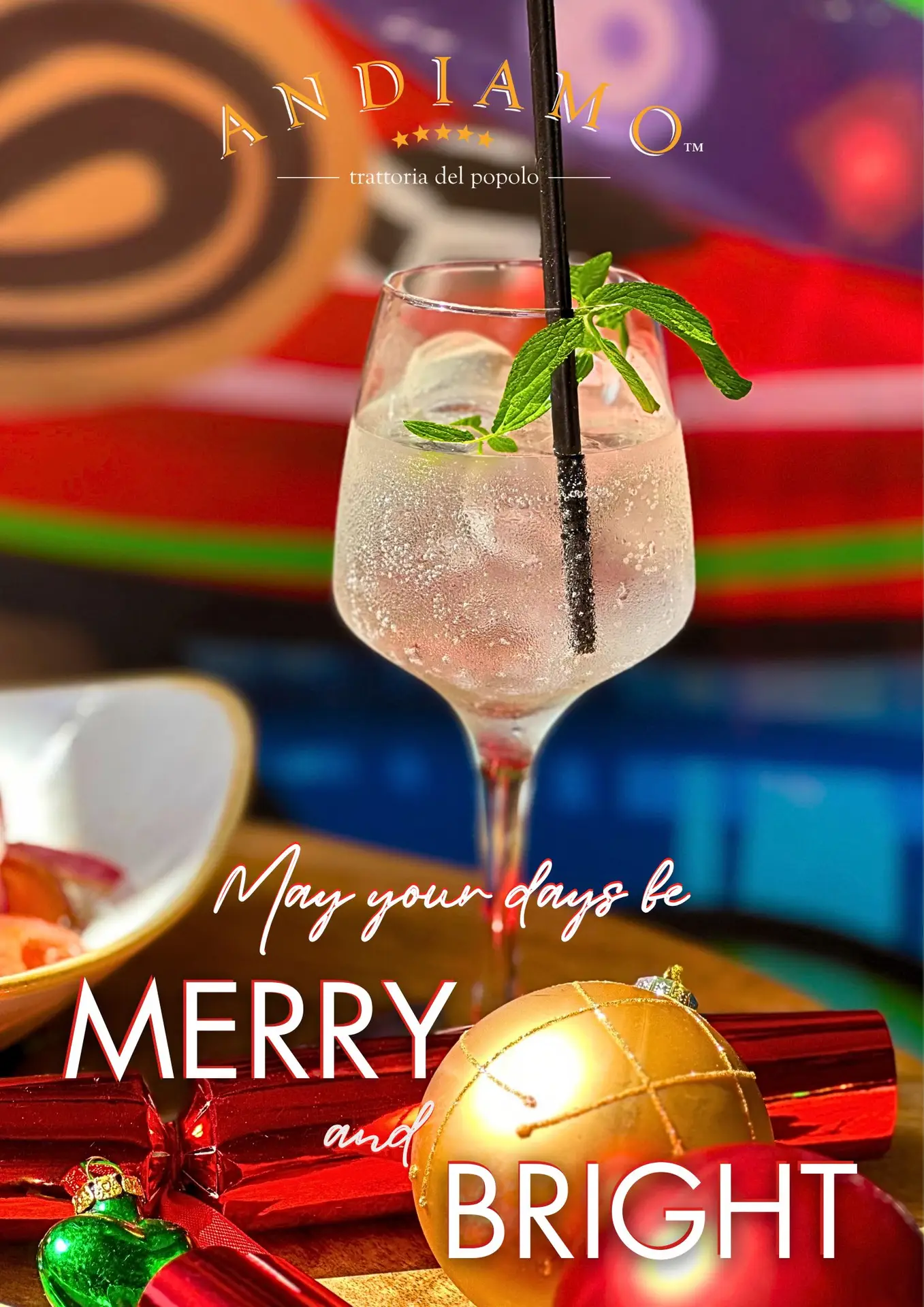 Merry & Bright Sharing Experience Menus